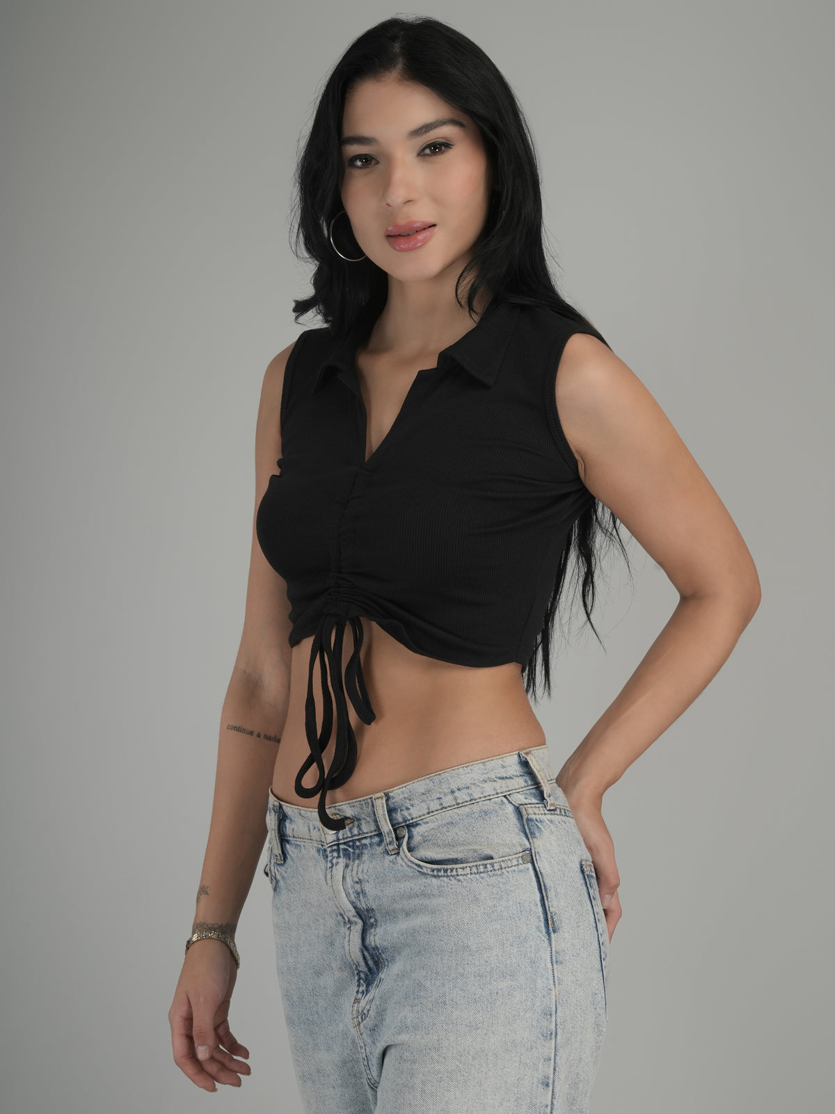 Fresh Air Solid Crop Top