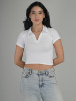 Summer Fun Solid Crop Top