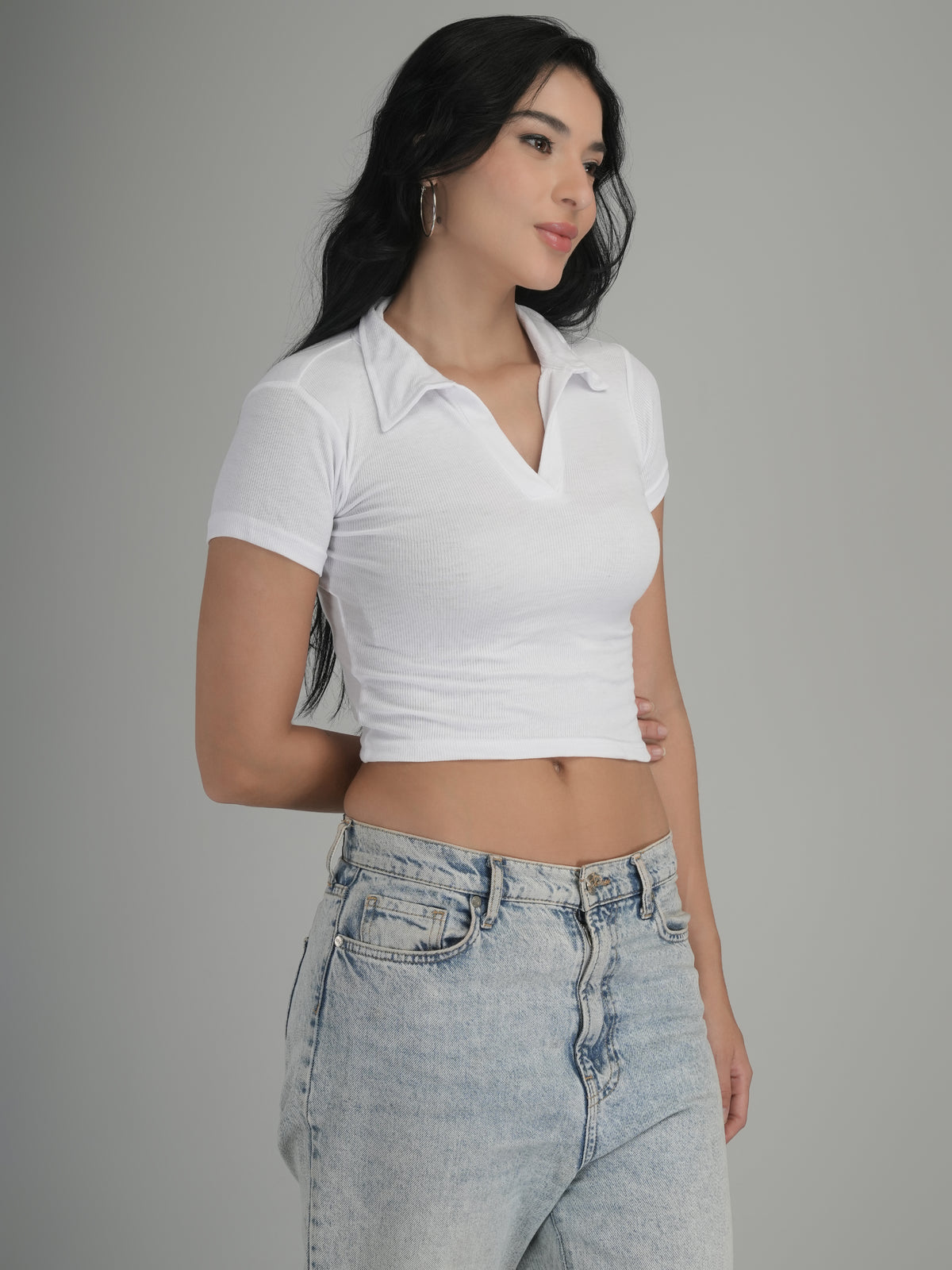 Summer Fun Solid Crop Top