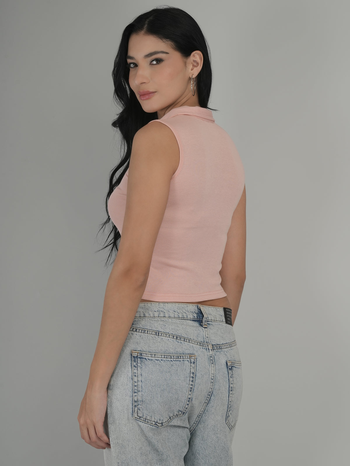 Bright Energy Solid Crop Top