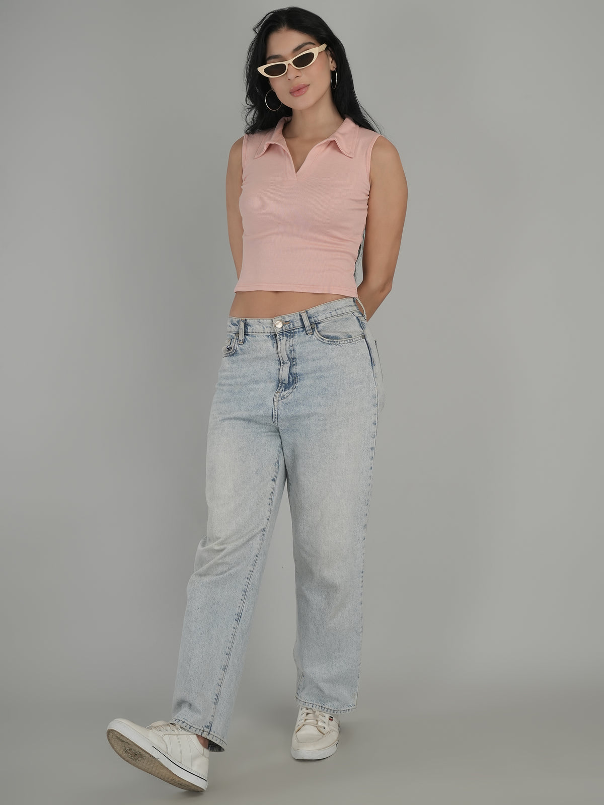Bright Energy Solid Crop Top