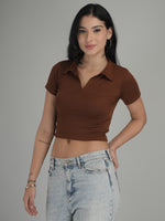 Urban Chic Solid Crop Top