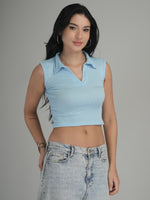 Essential Cotton Solid Crop Top