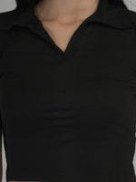 Athleisure Solid Crop Top