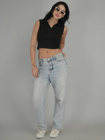 Athleisure Solid Crop Top