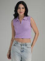 Minimalist Solid Crop Top