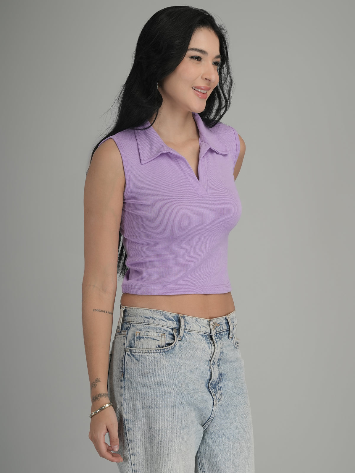 Minimalist Solid Crop Top