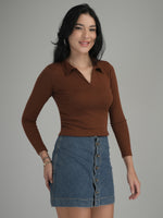 Bold Statement Solid Crop Top