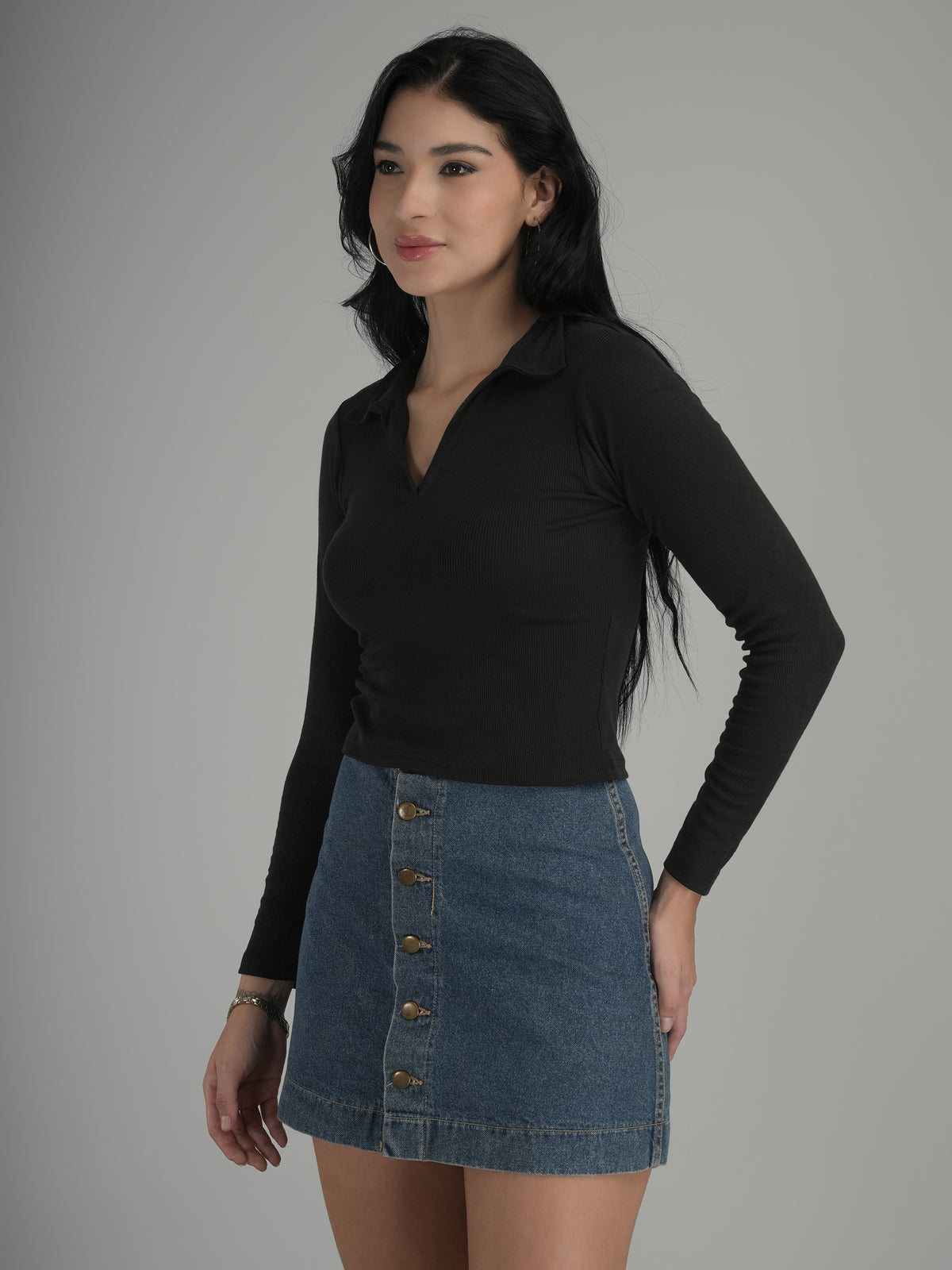 Comfy Lounge Solid Crop Top