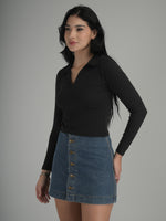 Comfy Lounge Solid Crop Top