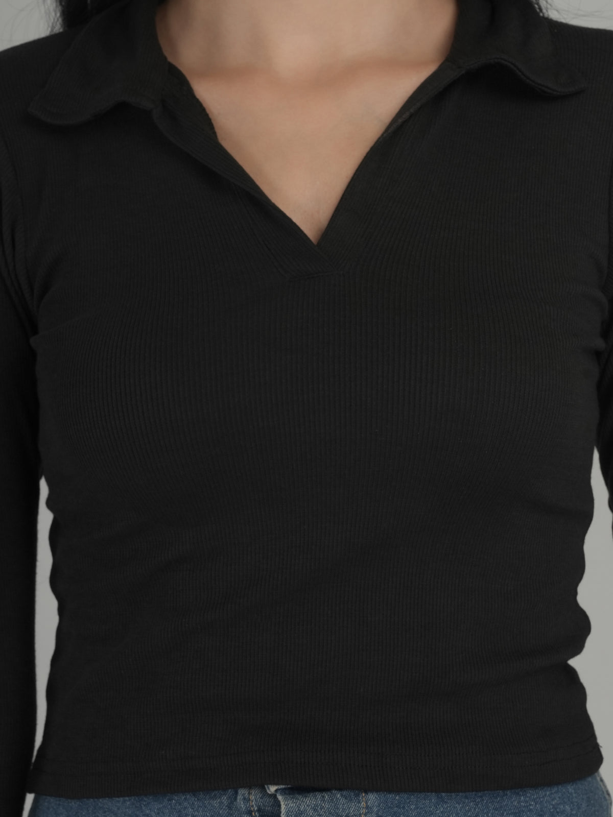 Comfy Lounge Solid Crop Top