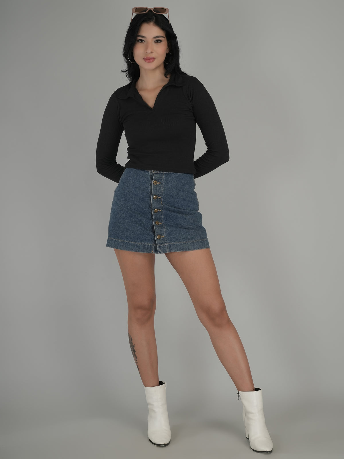 Comfy Lounge Solid Crop Top