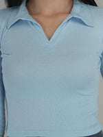 Chic Evening Solid Crop Top