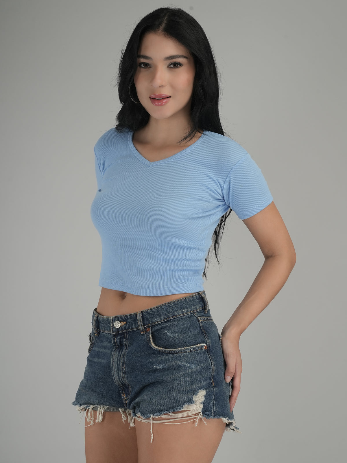 Sun-Kissed Solid Crop Top