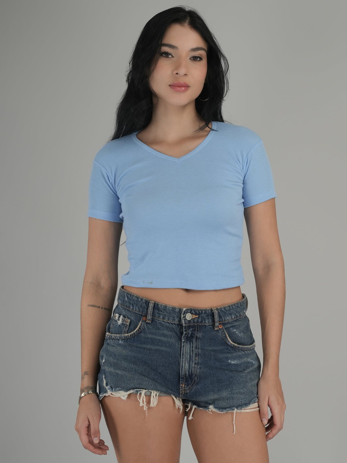 Sun-Kissed Solid Crop Top