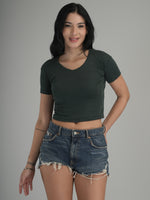 Effortless Elegance Solid Crop Top