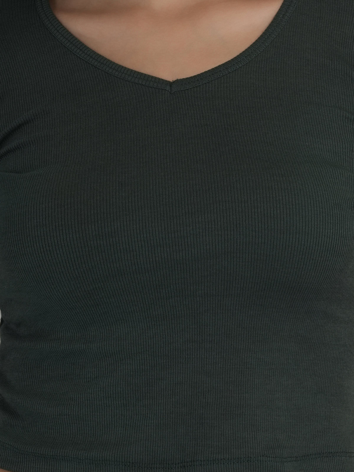 Effortless Elegance Solid Crop Top