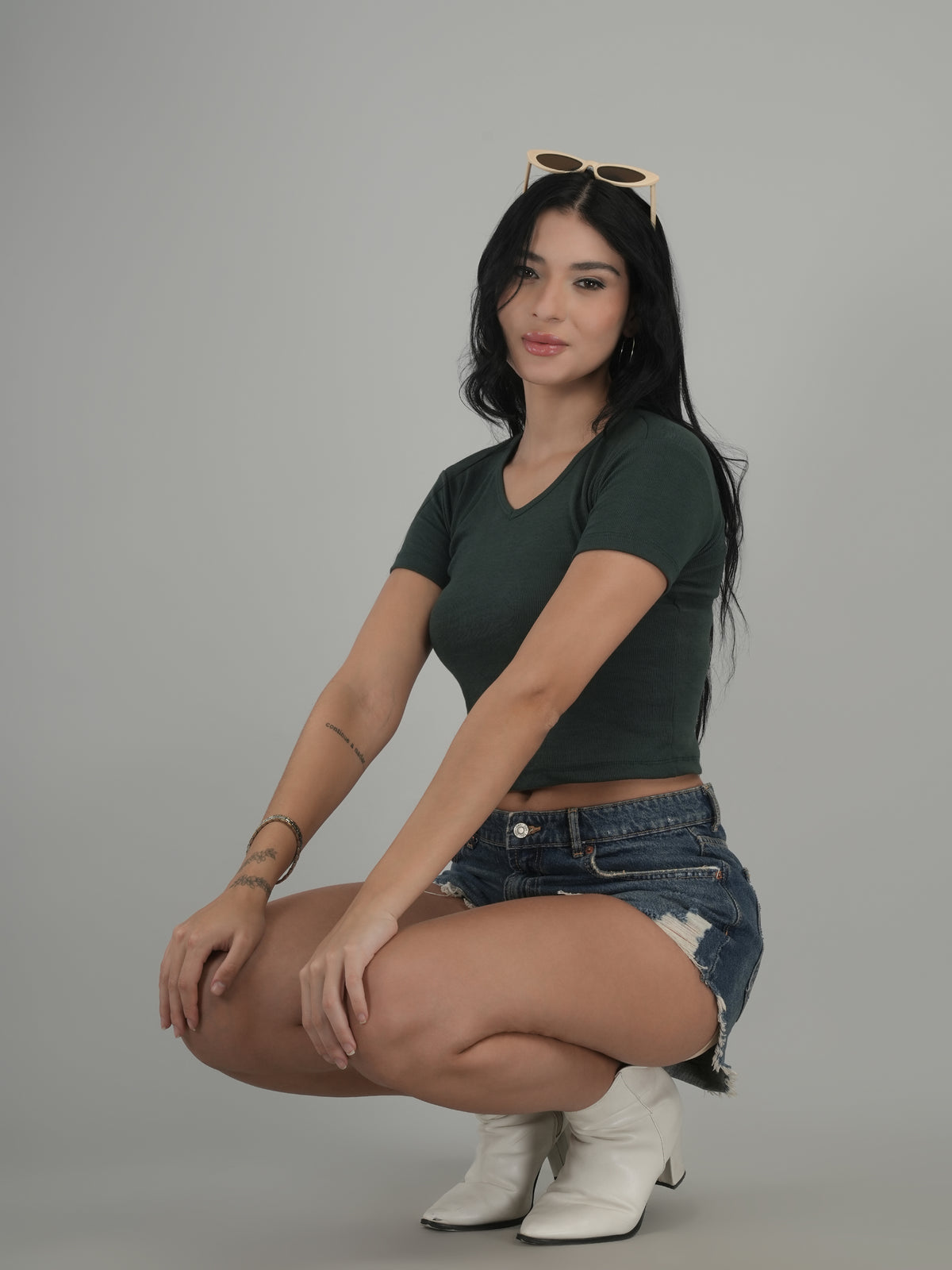 Effortless Elegance Solid Crop Top