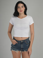 Classic Comfort Solid Crop Top