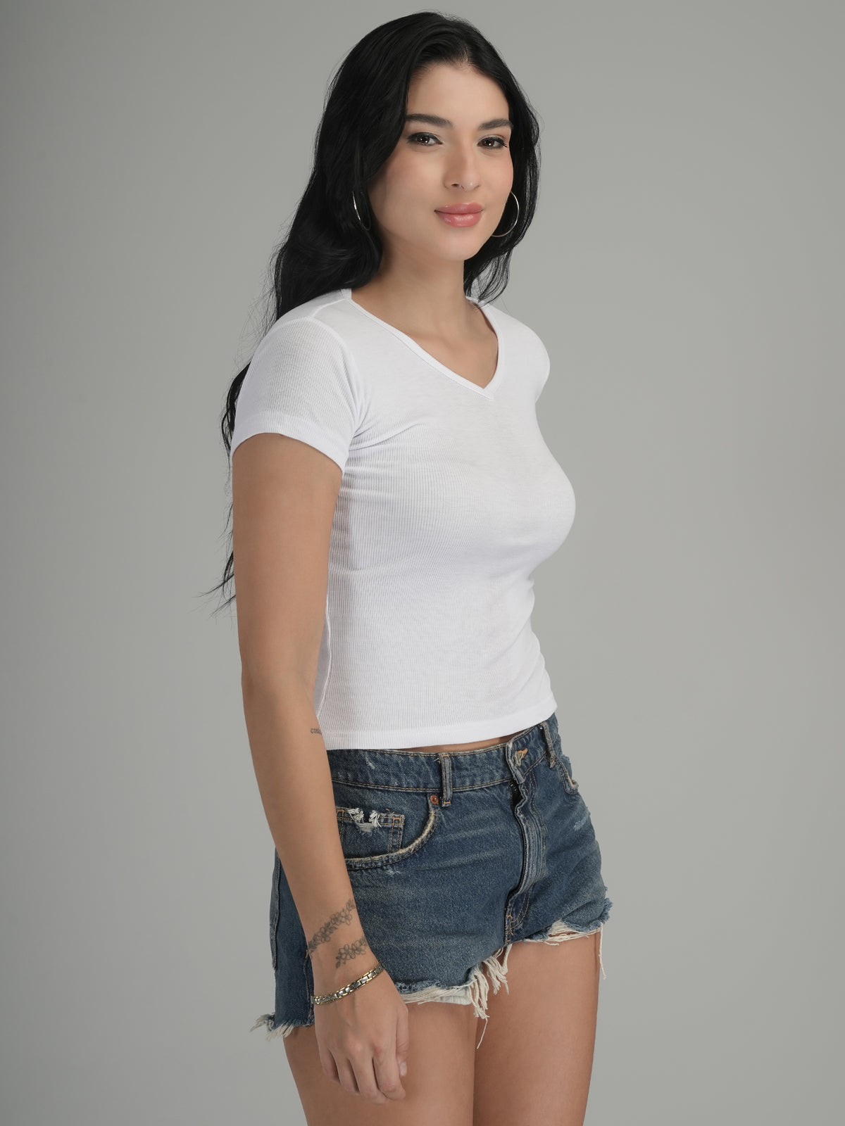 Classic Comfort Solid Crop Top