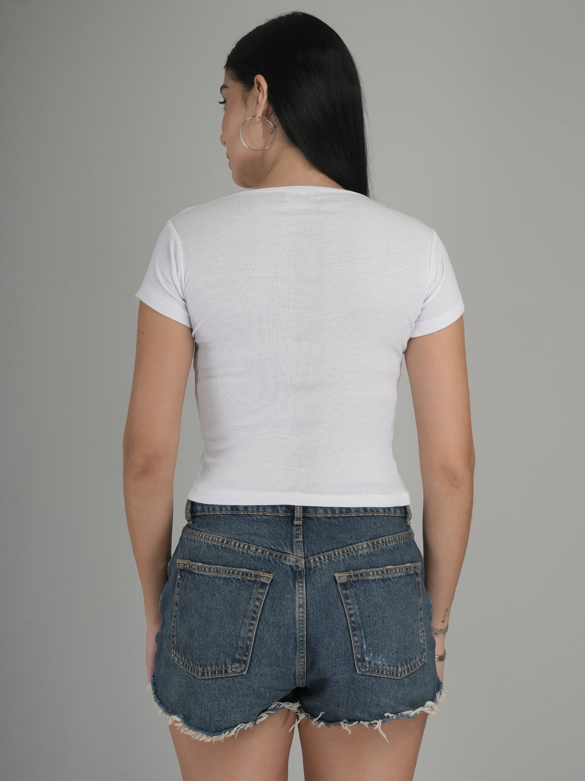 Classic Comfort Solid Crop Top