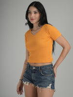 Bold Edge Solid Crop Top