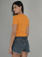 Bold Edge Solid Crop Top