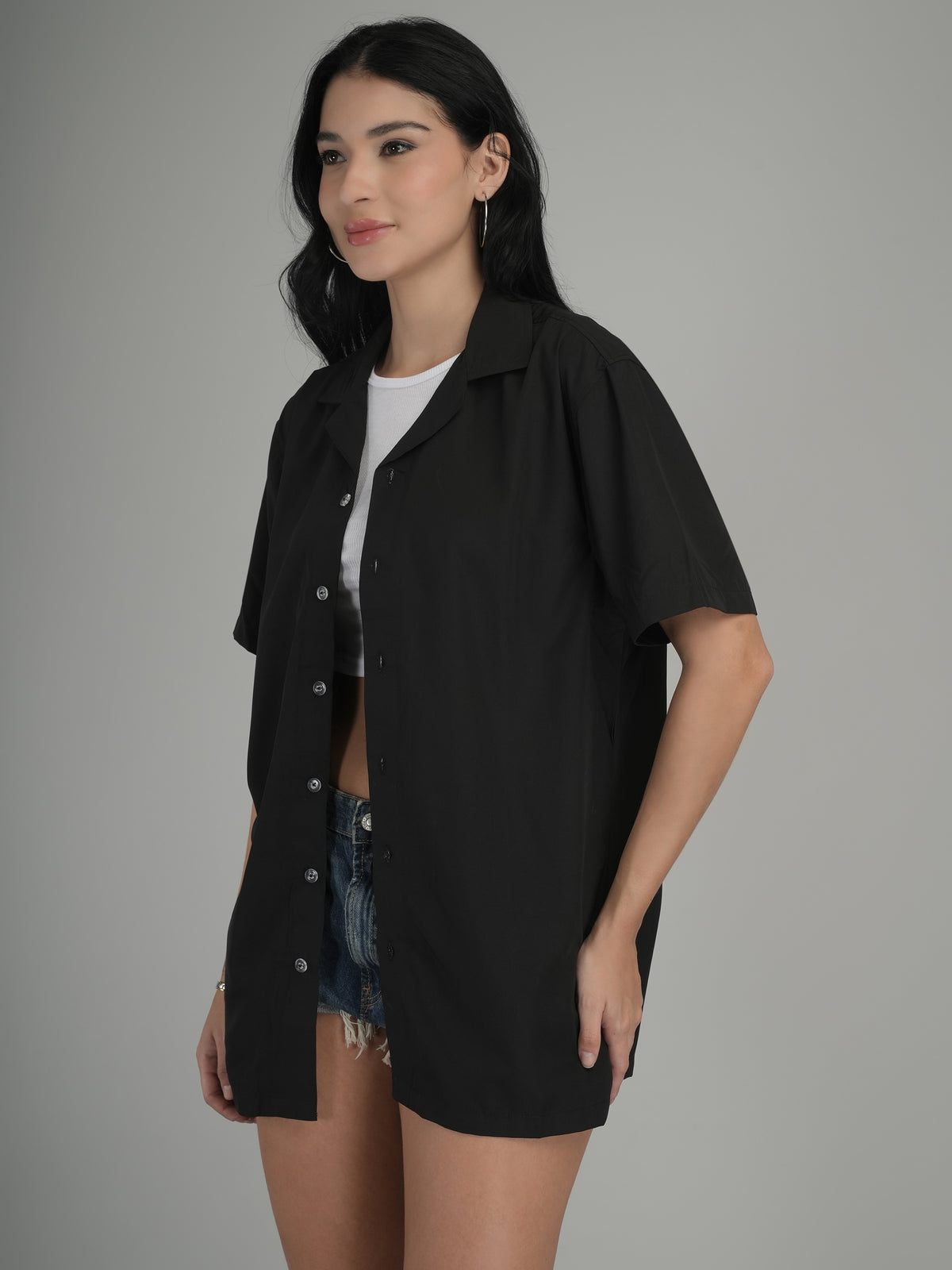 Elegant Charm Solid Shirt