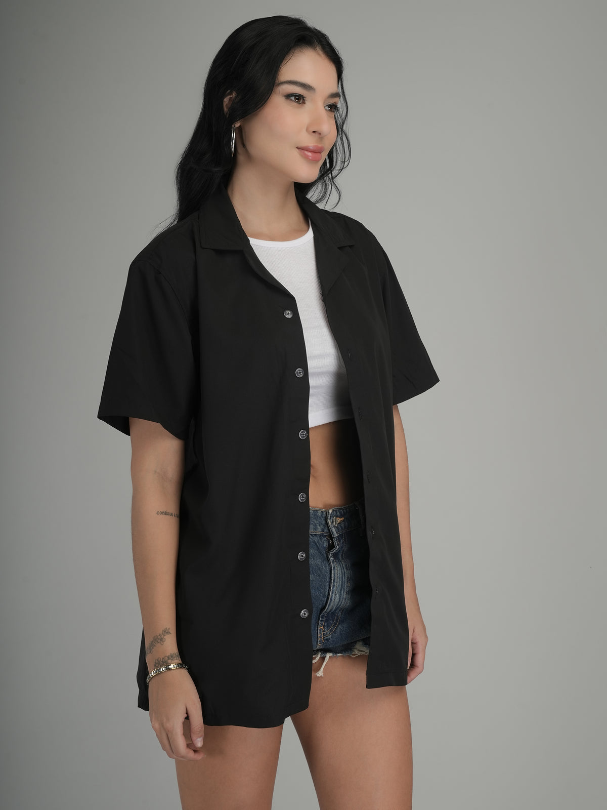 Elegant Charm Solid Shirt