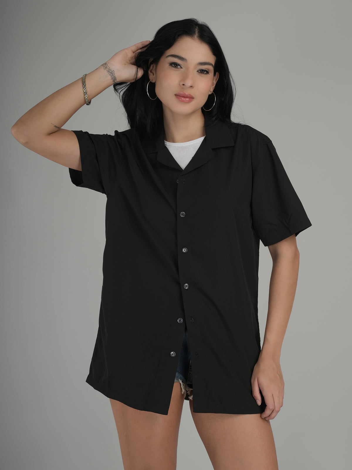 Elegant Charm Solid Shirt