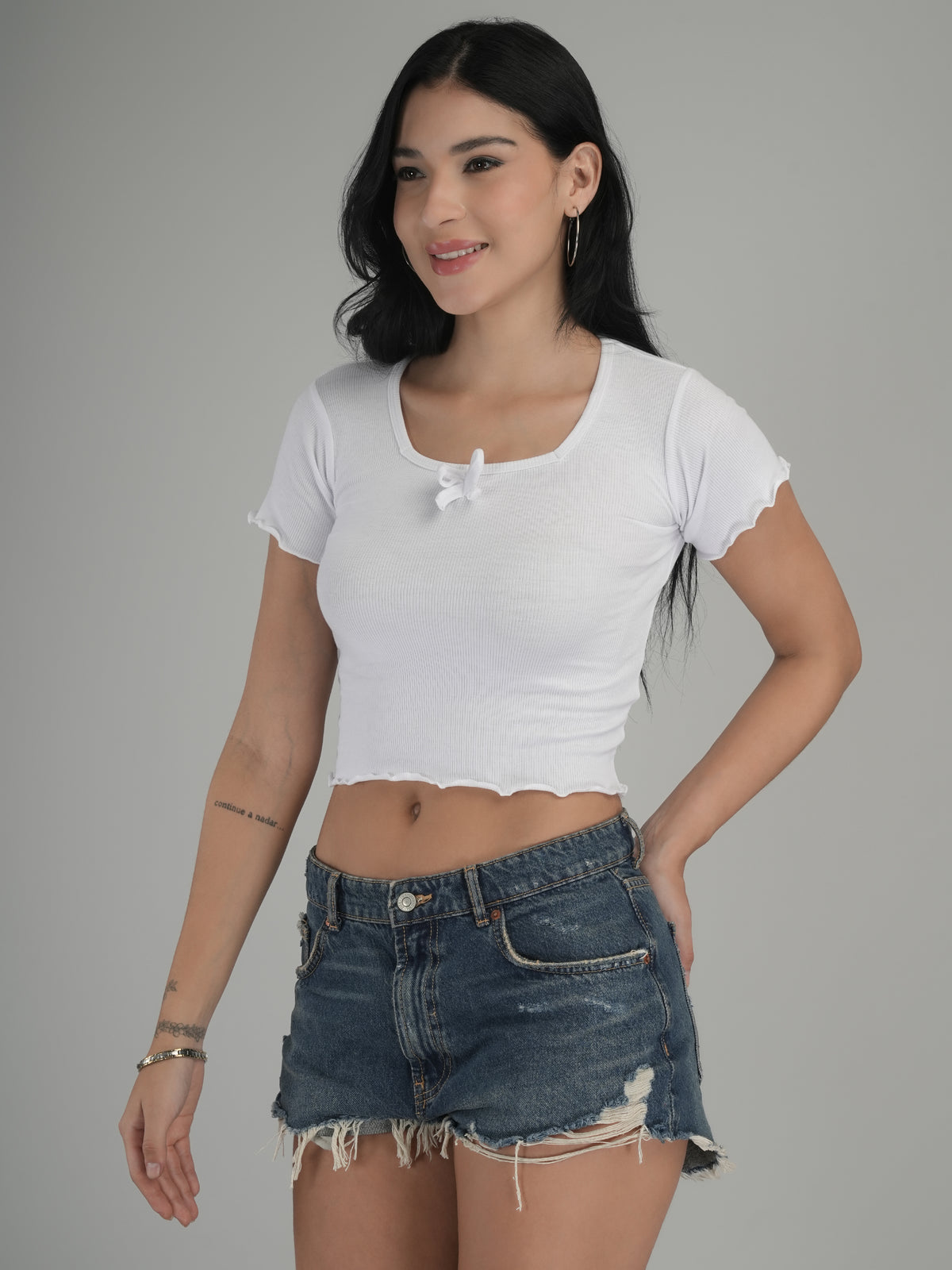Summer Breeze Solid Crop Top