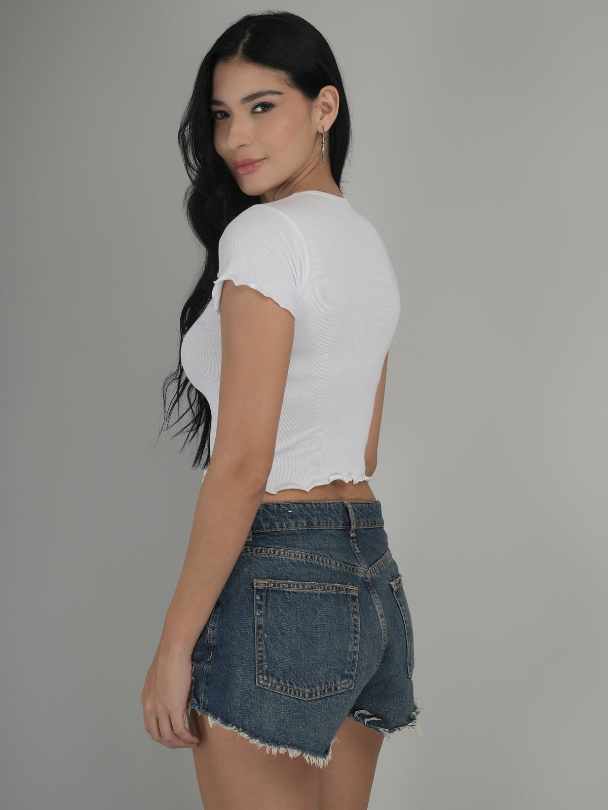 Summer Breeze Solid Crop Top