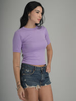 Elegant Simplicity Solid Crop Top