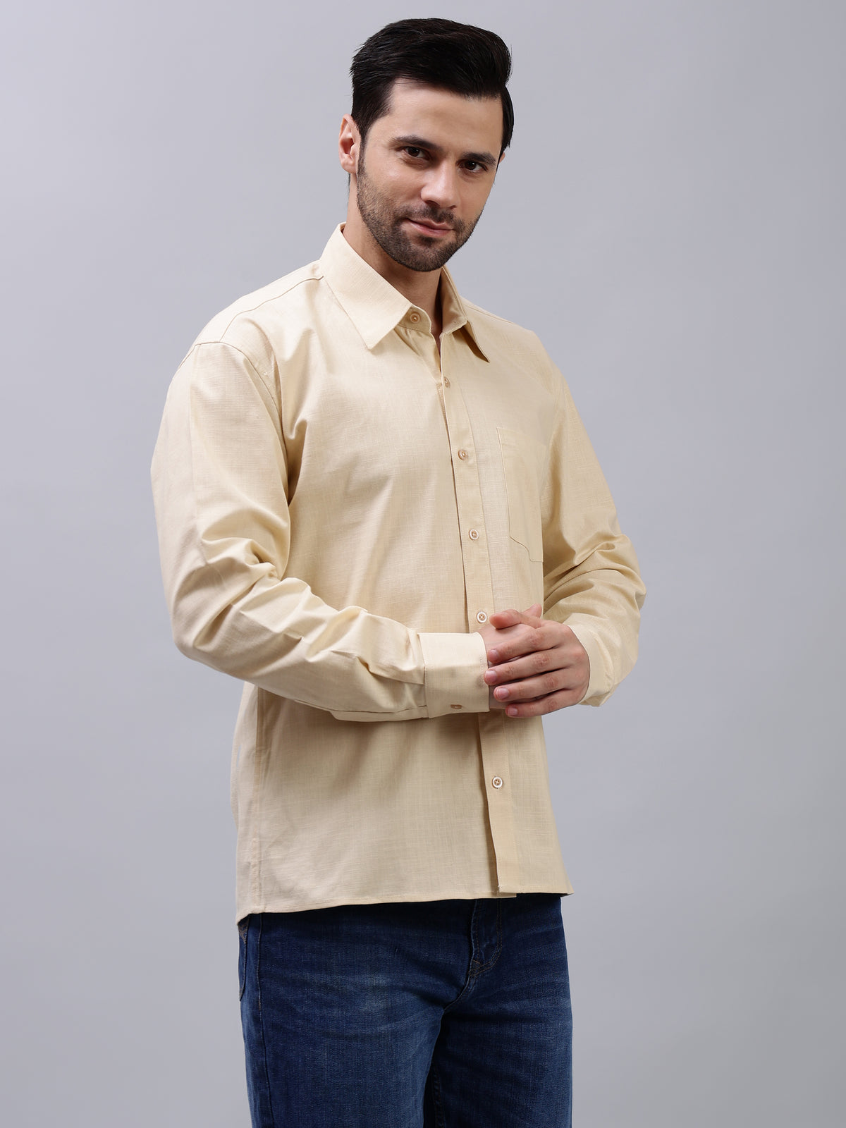Modern Fit Solid Shirt