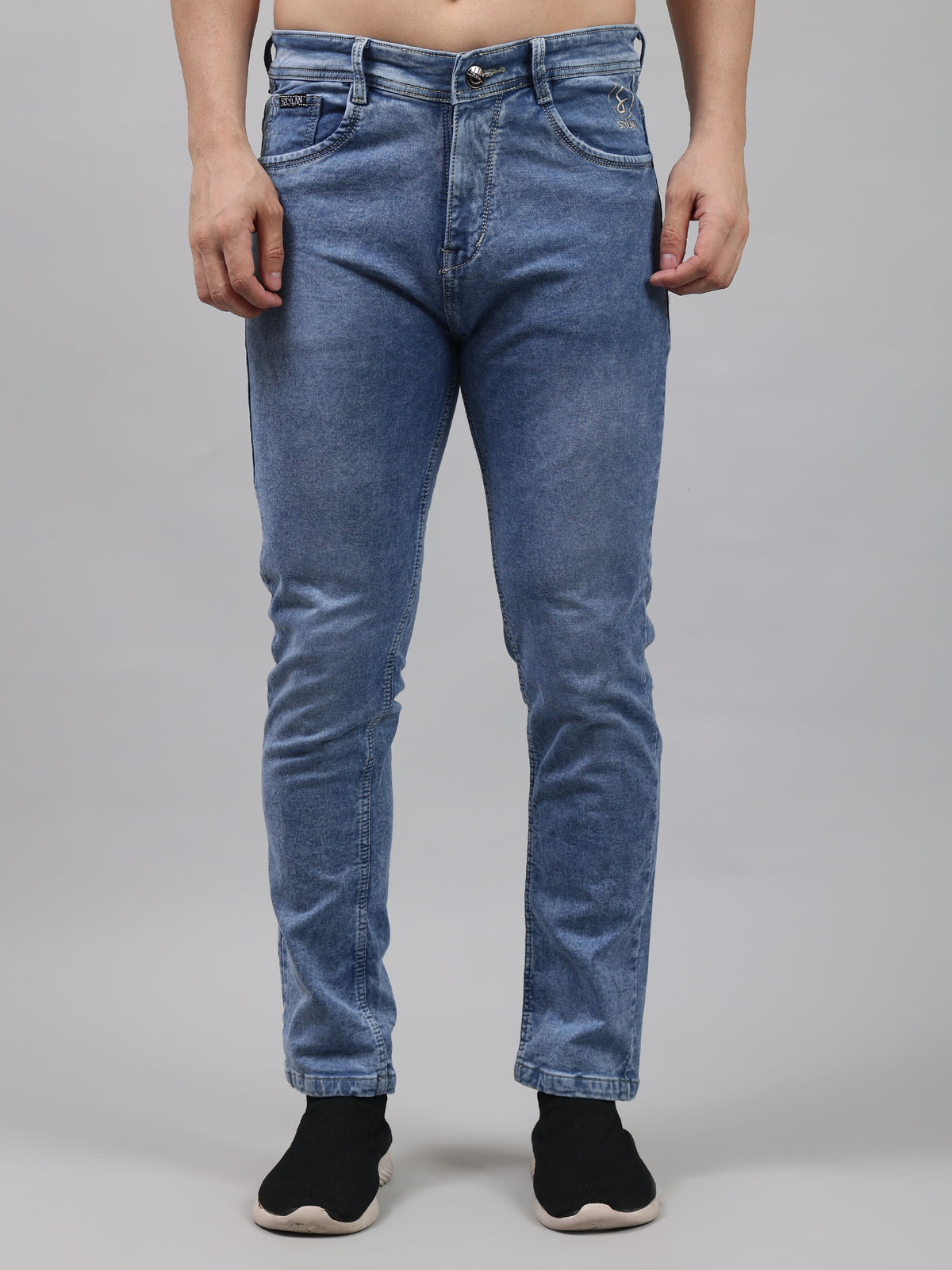 Relaxed Fit Stretchable Men's Jeans