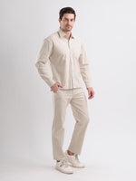 Beige Breeze Linen Co-ord Set