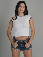 Boho Charm Solid Crop Top