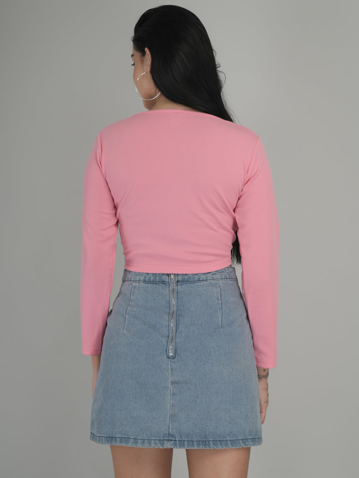 Color Pop Solid Crop Top