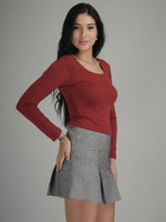Urban Minimal Solid Crop Top