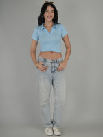 Relaxed Radiance Solid Crop Top