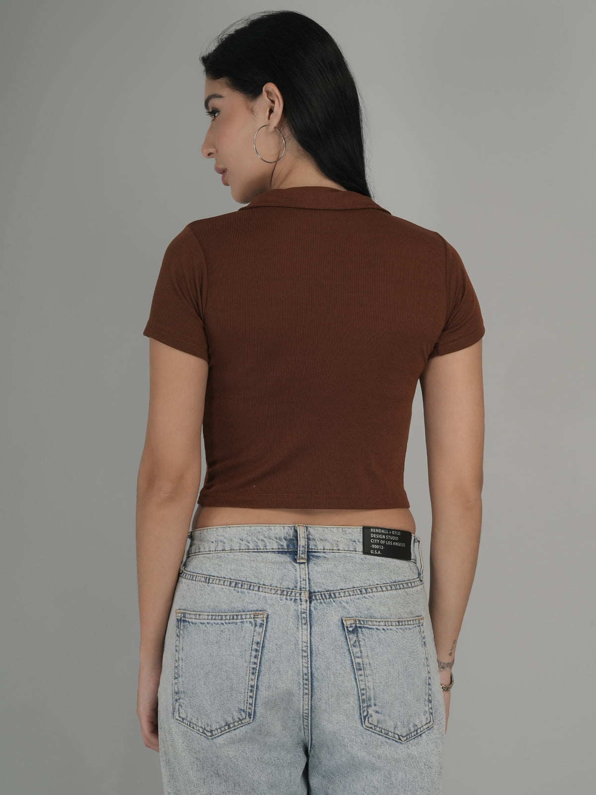 Urban Chic Solid Crop Top