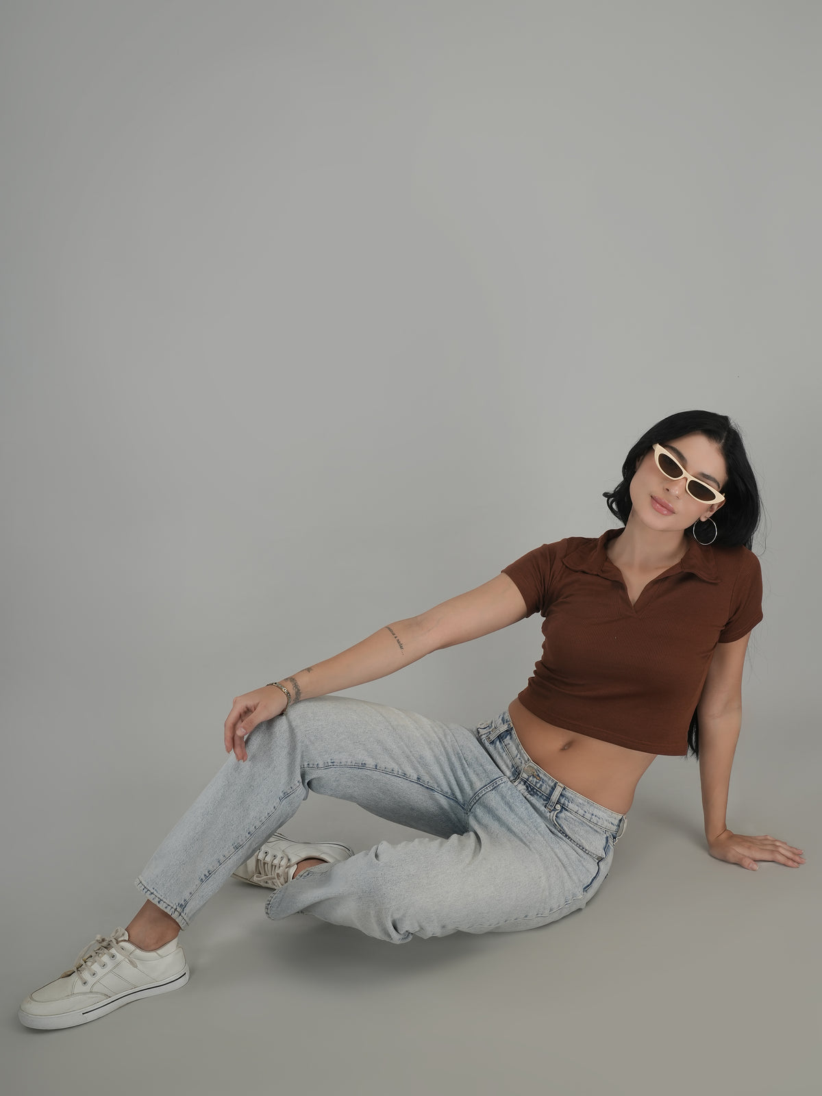 Urban Chic Solid Crop Top