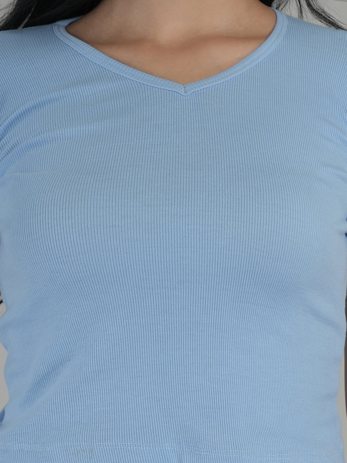 Sun-Kissed Solid Crop Top