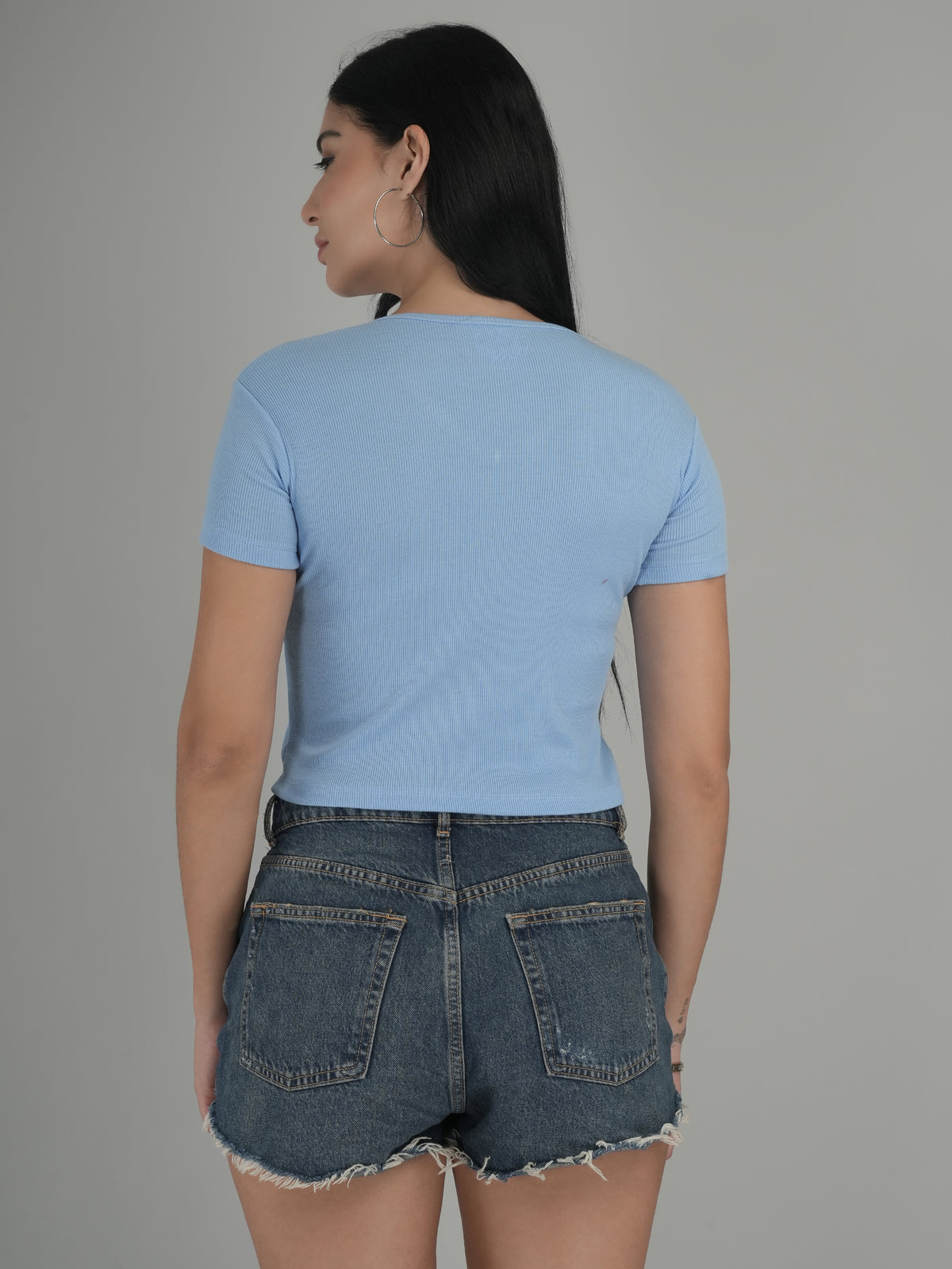 Sun-Kissed Solid Crop Top