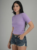 Elegant Simplicity Solid Crop Top